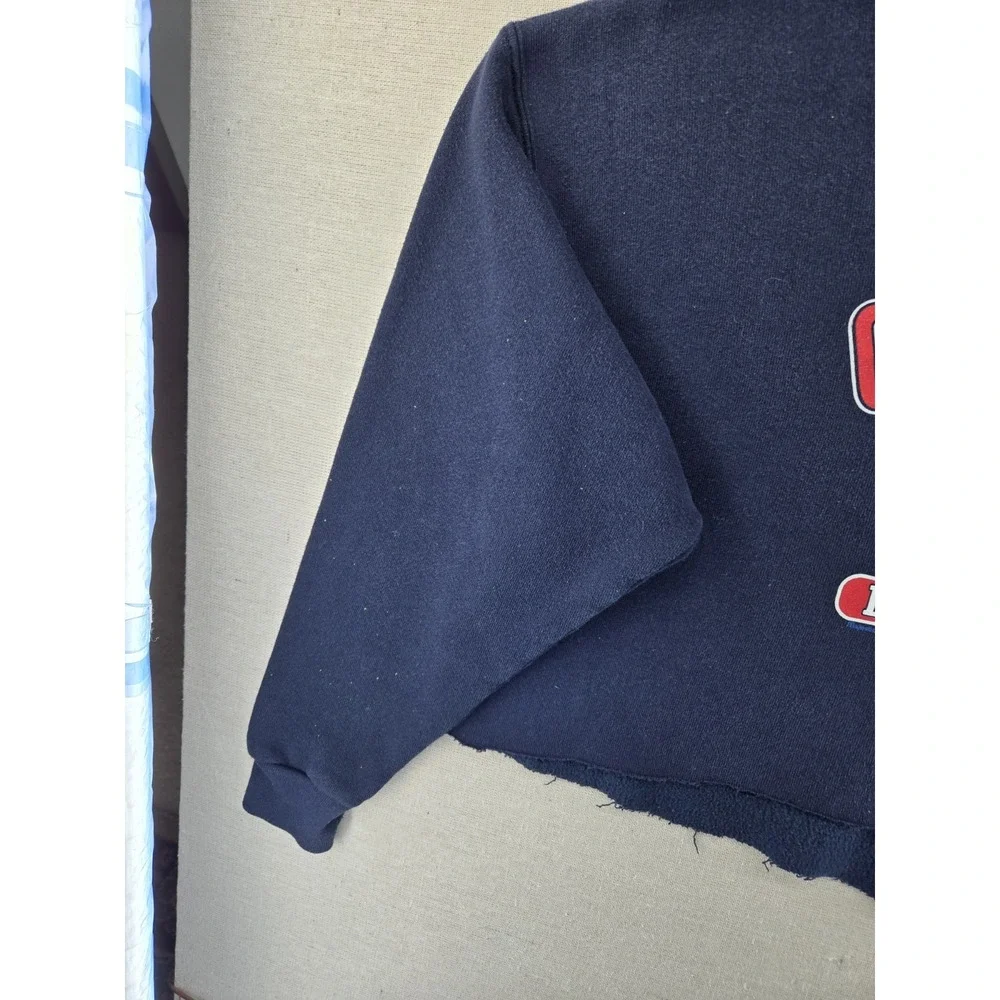Vintage Majestic Cubs XL Sweatshirt Sweatshirt Cut Off Cropped Made In USA